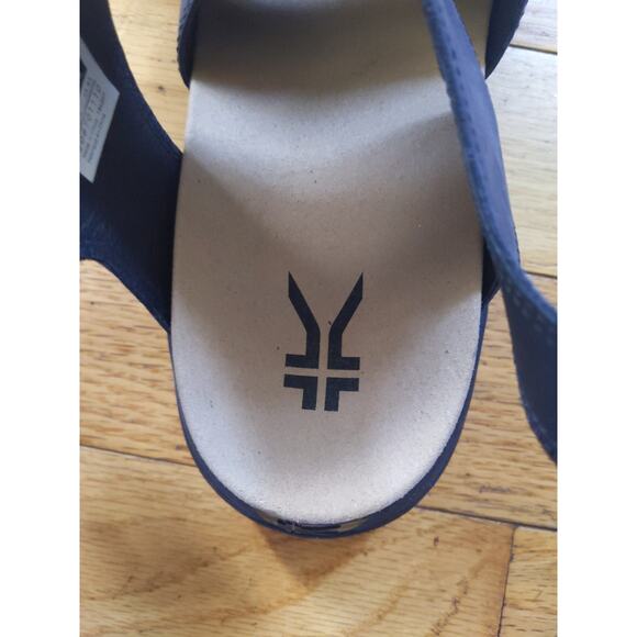 Kuru Athletic Sport Sandals Women's Size 11 Black Leather Velcro Comfort - Picture 5 of 9